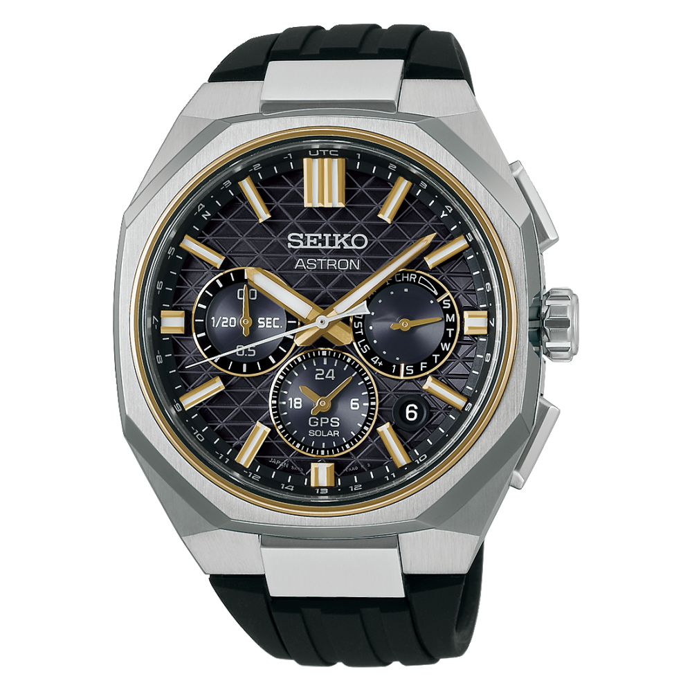 SEIKO Astron  GPS Solar Dual Time Chronograph HAB003J1